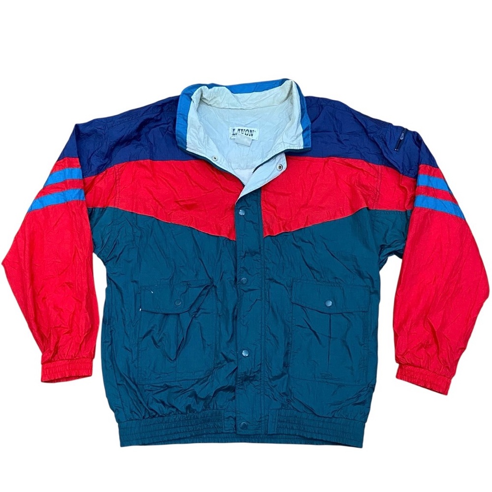 Vintage Lavon Colorblock Windbreaker